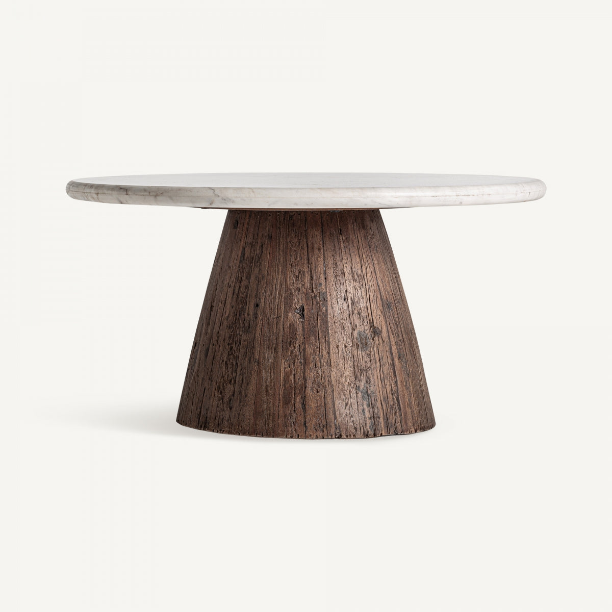 Table basse en bois recyclé vieilli | VICAL Skorup - Image 1