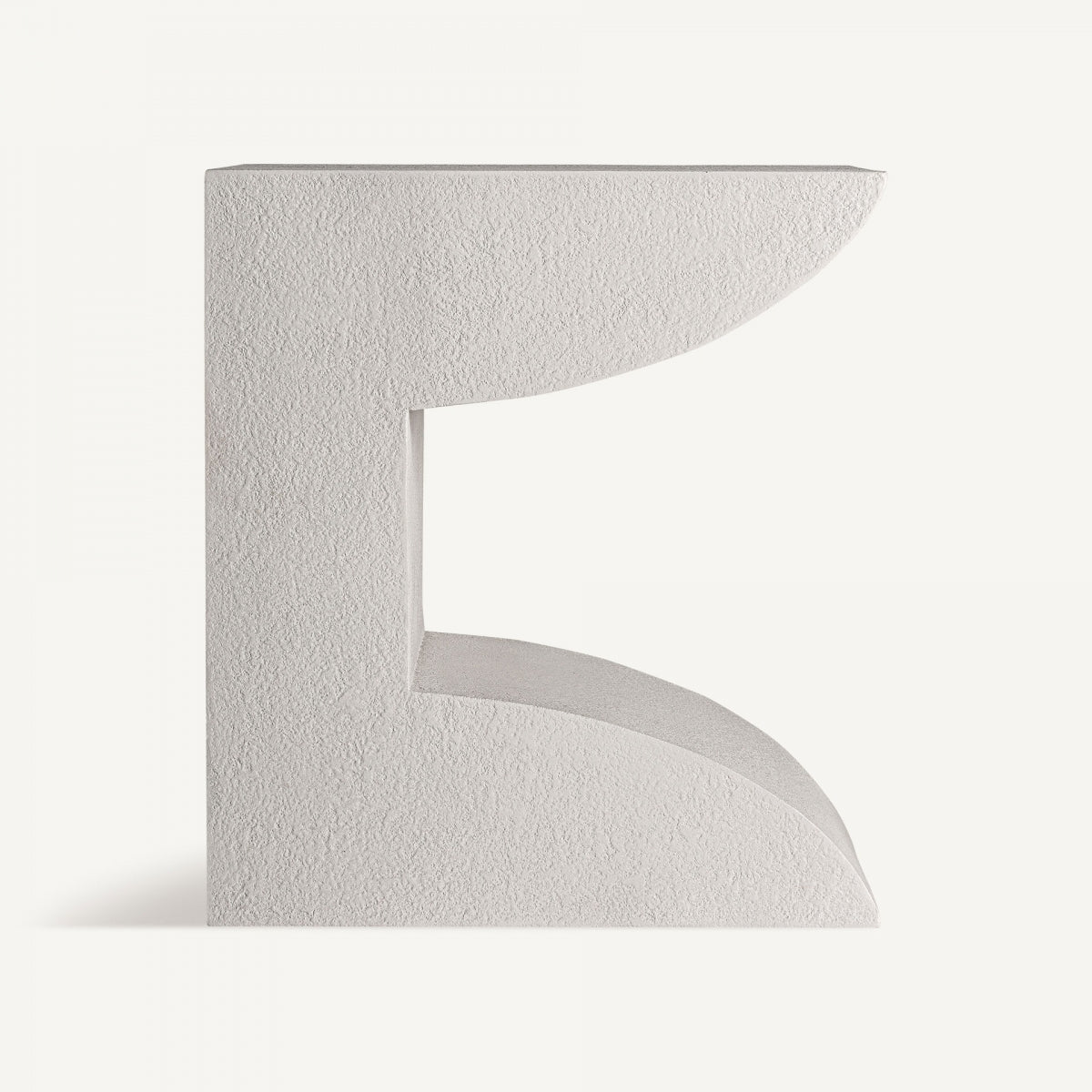 Table basse en ciment blanc cassé | Vical Trim - Image 1