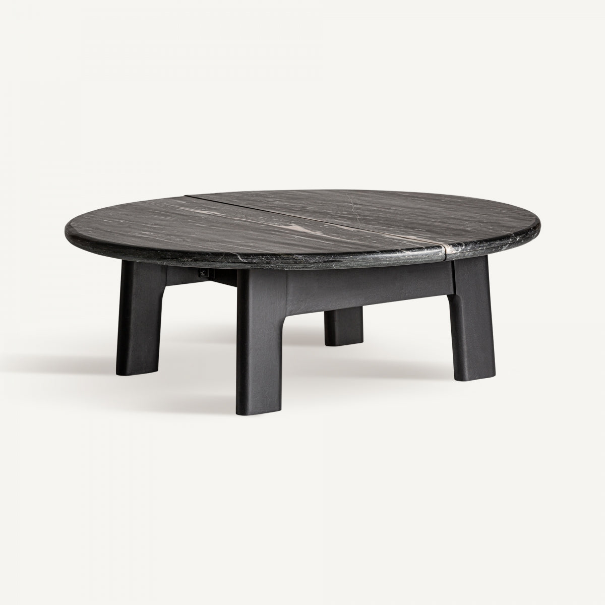 Table basse en marbre noir et manguier | Vical Nara - Image 3
