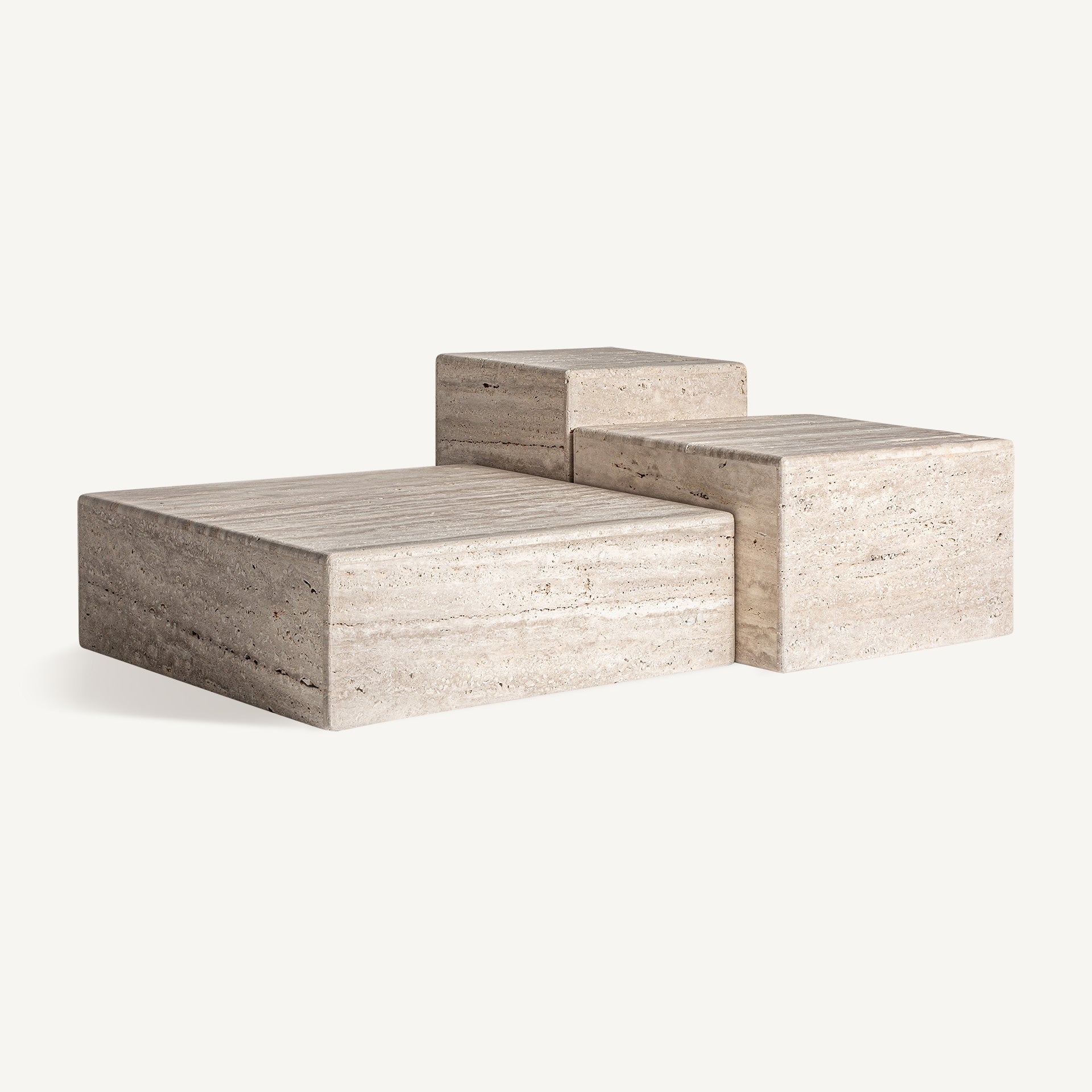 Table basse rectangulaire en travertin | VICAL Rapolano L - Image 3