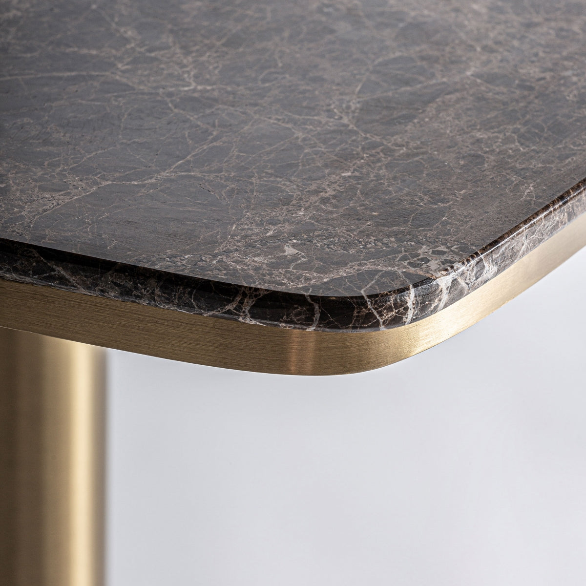 Table bistrot en marbre marron | Vical Valreas - Image 3