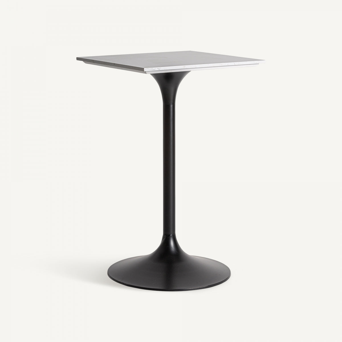 Table bistrot en tuile de porcelaine blanche | Vical Perrier - Image 2