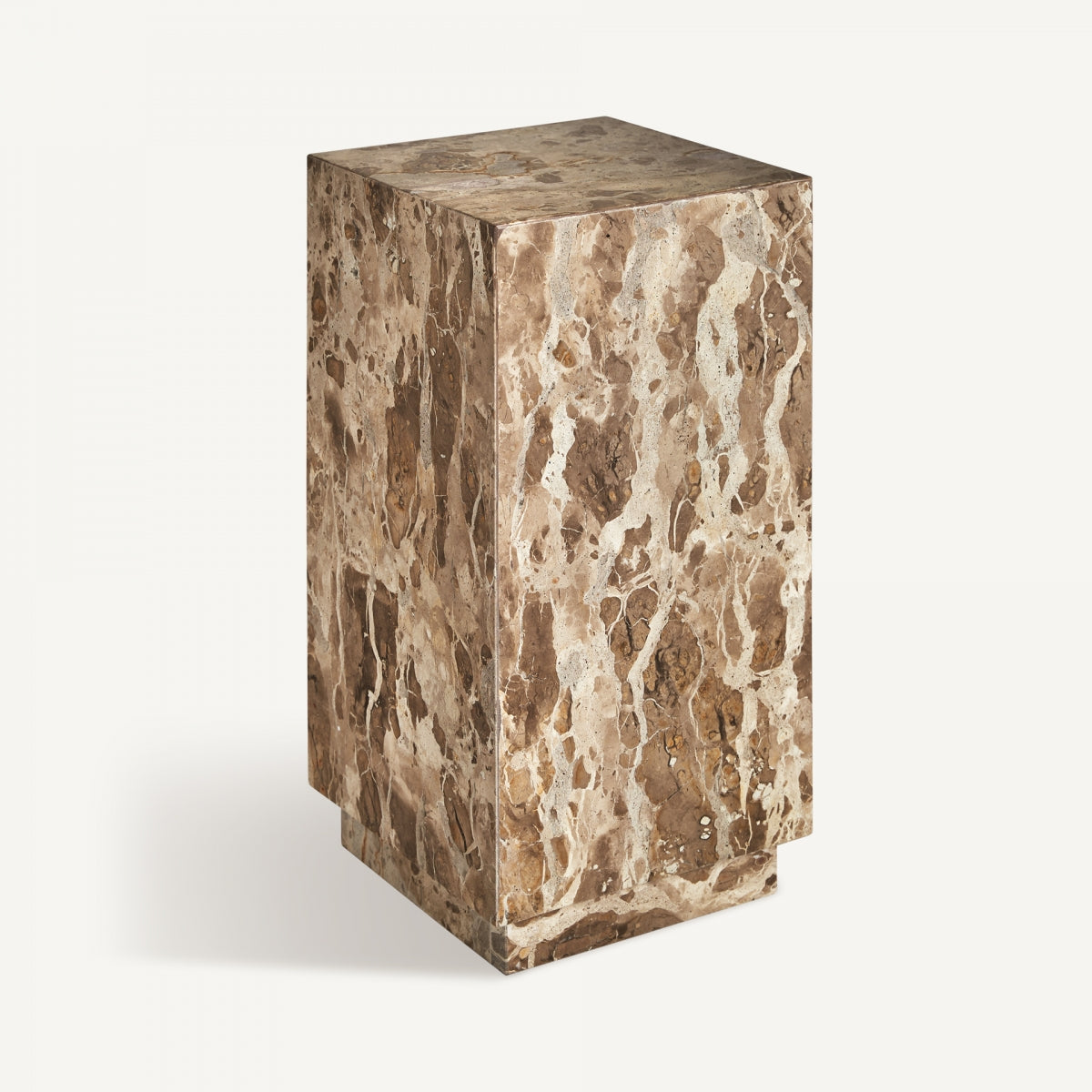 Table d'appoint en marbre beige | Vical Grov L - Image 3