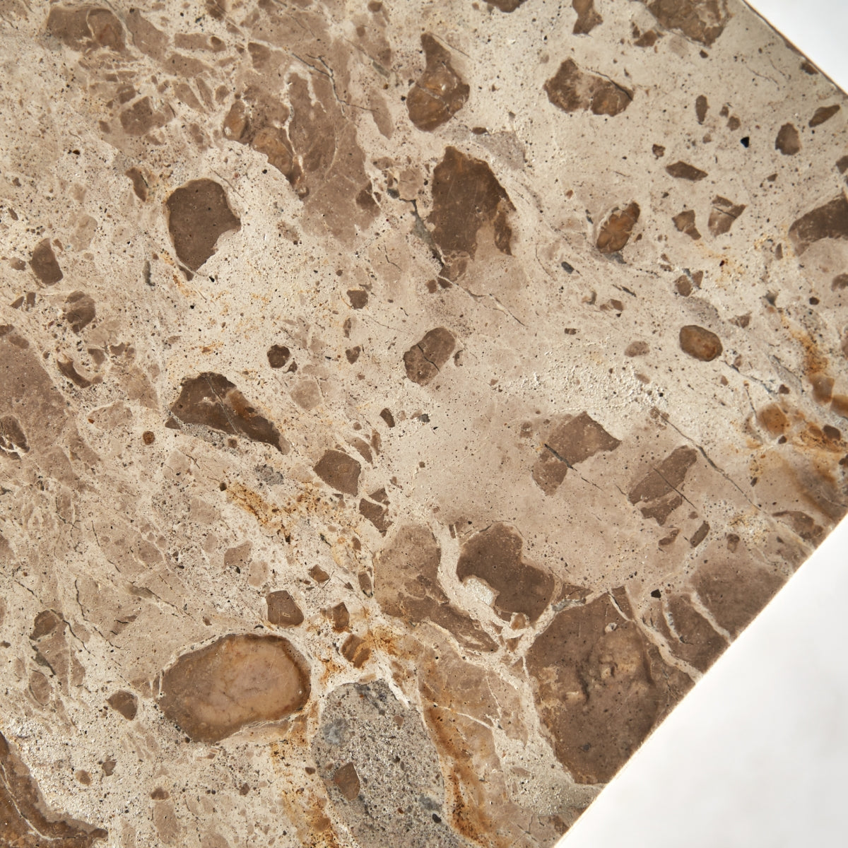 Table d'appoint en marbre beige | Vical Grov S - Image 2