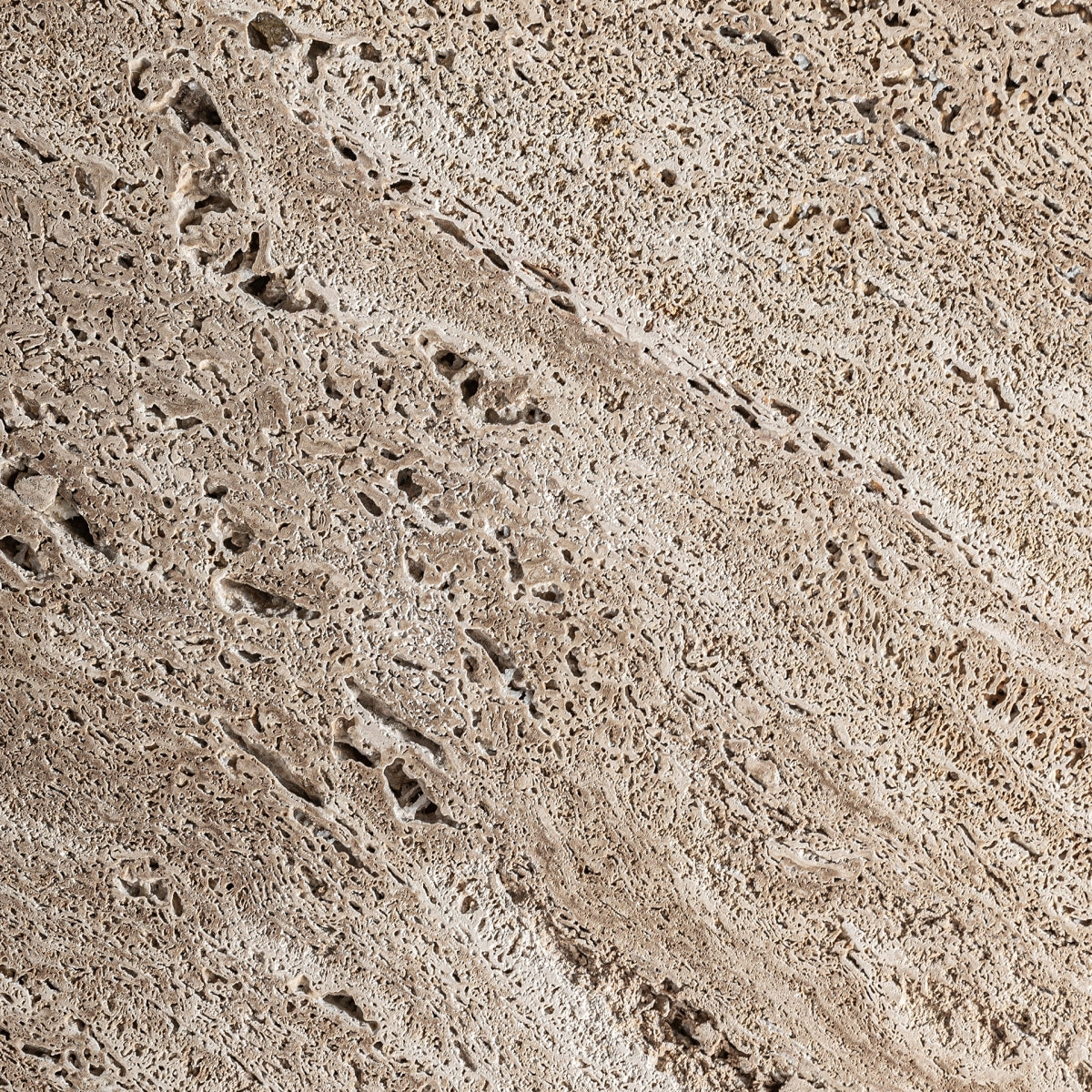 Table d'appoint en travertin beige | VICAL Tivoli S - Image 5