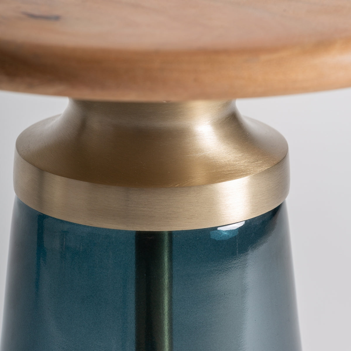Table d'appoint en verre bleu | VICAL Haugan - Image 2