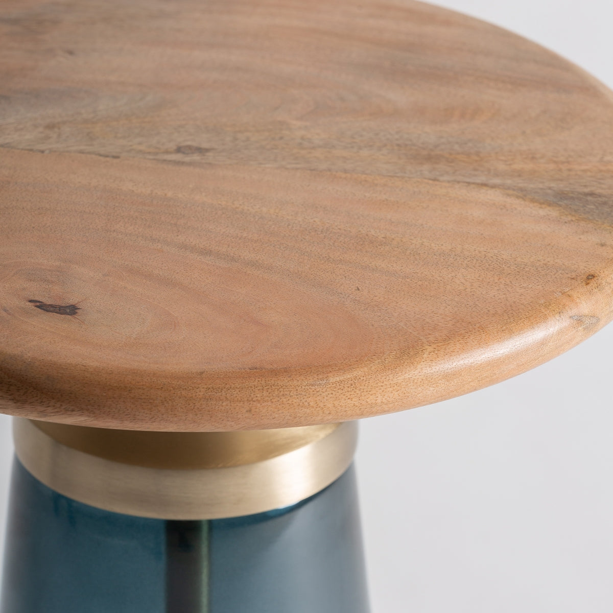Table d'appoint en verre bleu | VICAL Haugan - Image 4