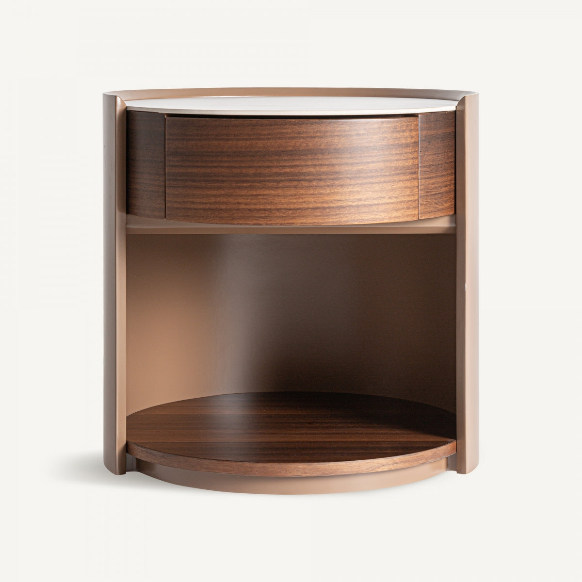 Table de chevet en bois d'eucalyptus | Vical Giswil - Image 1