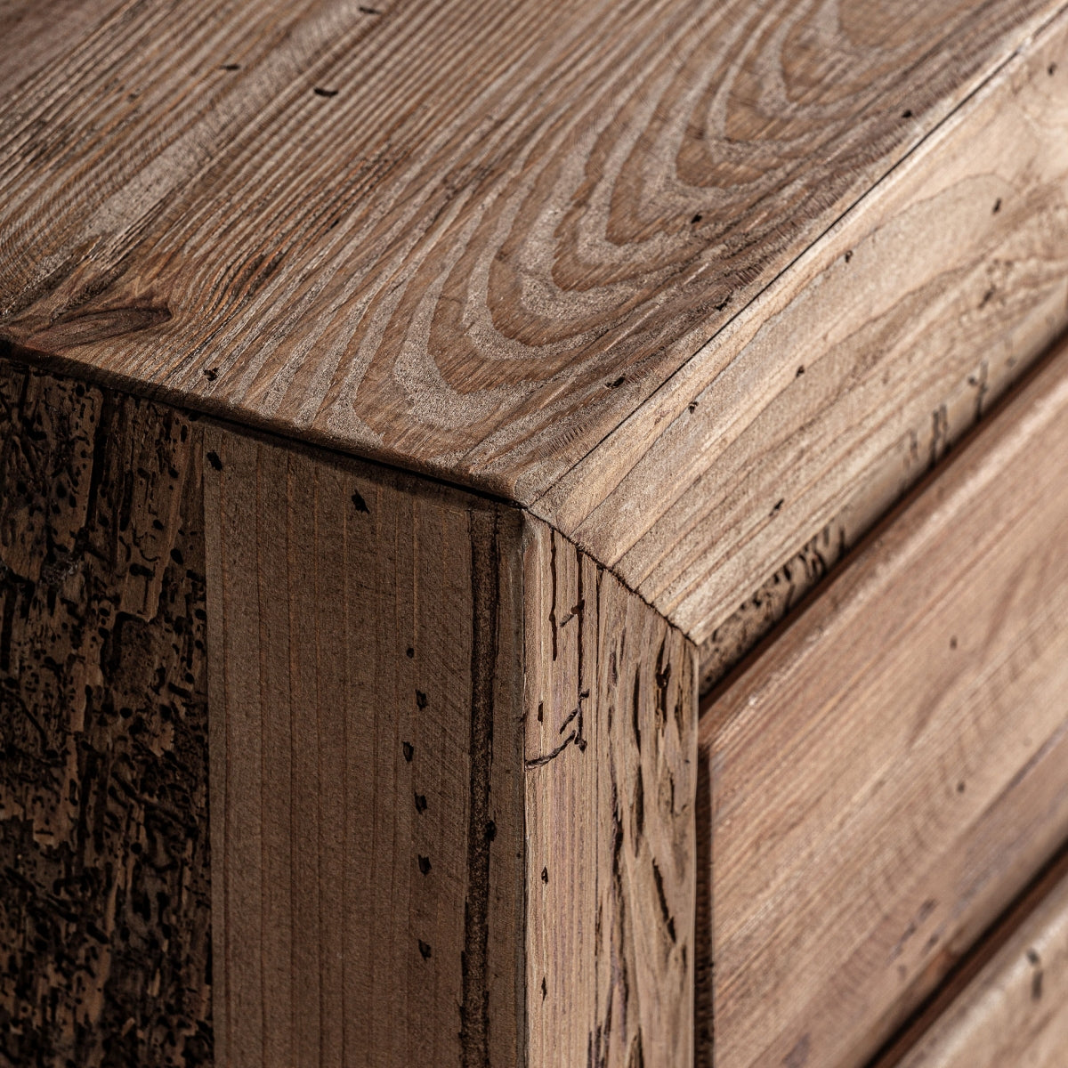 Table de chevet en bois de pin | Vical Breive - Image 4
