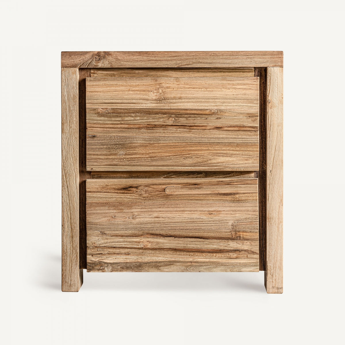 Table de chevet en teck naturel | Vical Lux - Image 1