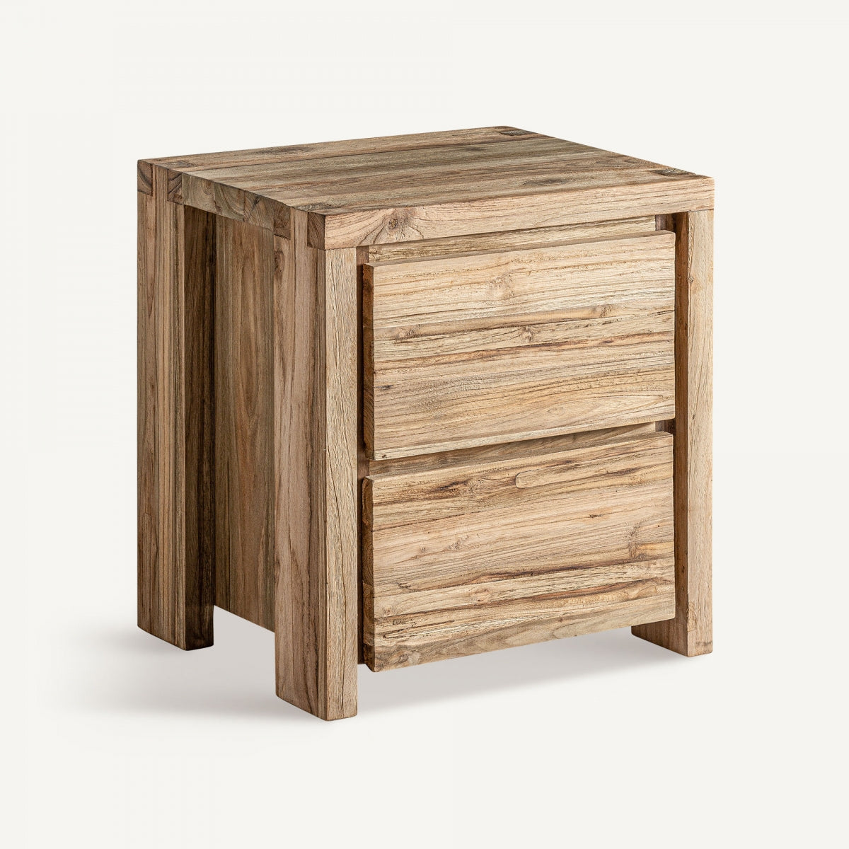 Table de chevet en teck naturel | Vical Lux - Image 3