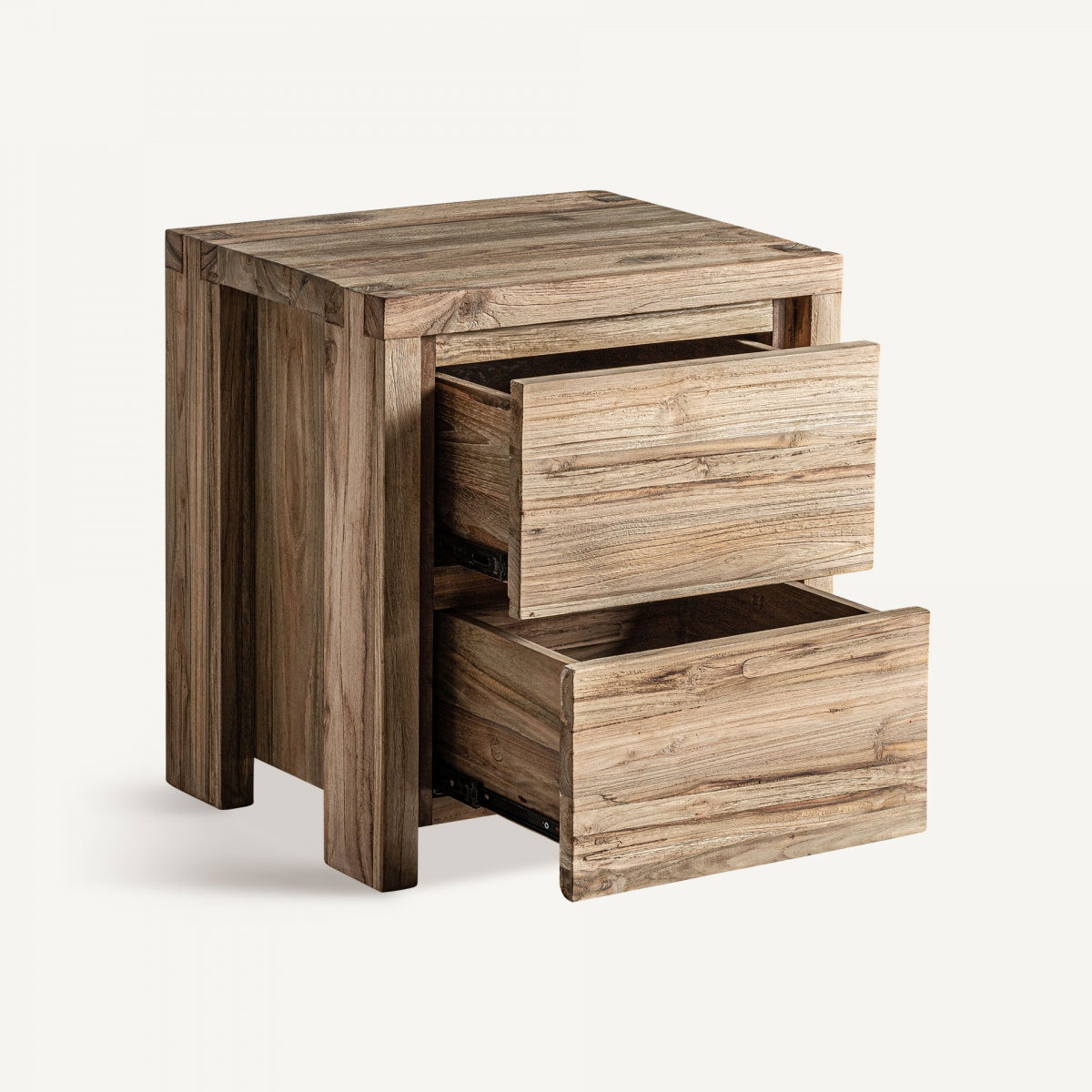 Table de chevet en teck naturel | Vical Lux - Image 4