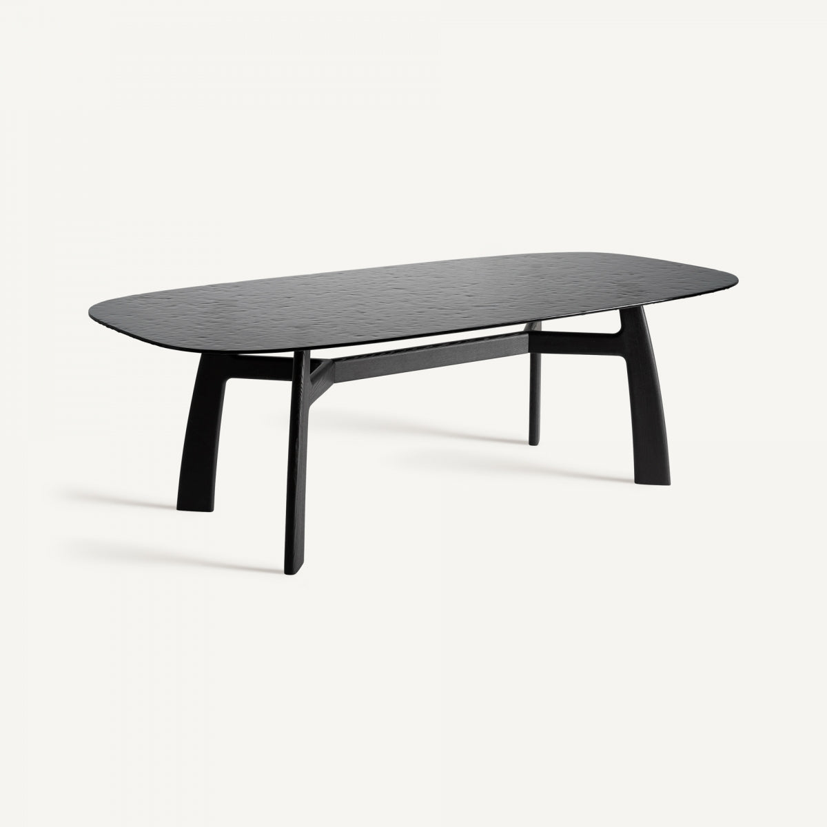 Table de salle à manger en verre trempé noir | Vical Suchdol - Image 3