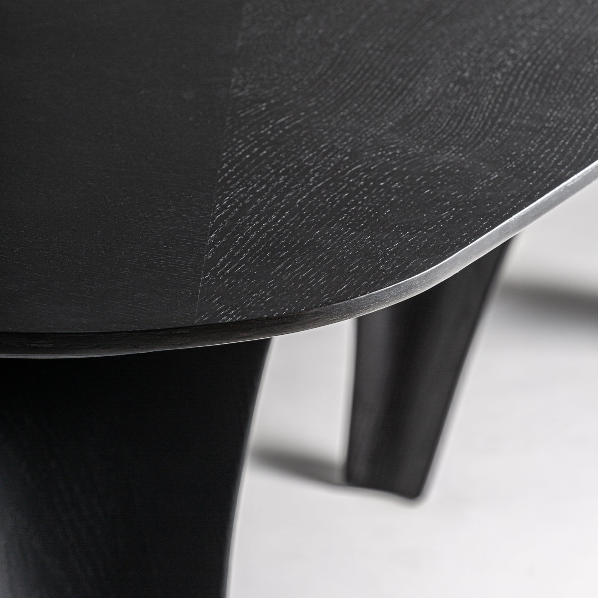 Table de salle à manger rectangulaire en chêne noir | Vical Bilzen - Image 4