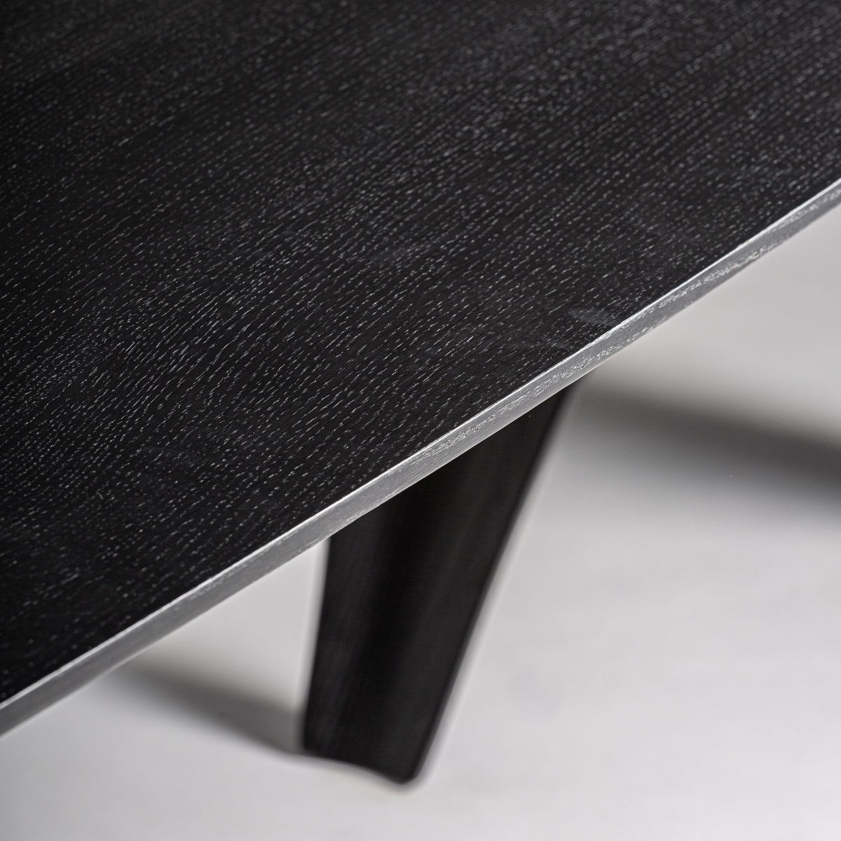 Table de salle à manger rectangulaire en chêne noir | Vical Bilzen - Image 5