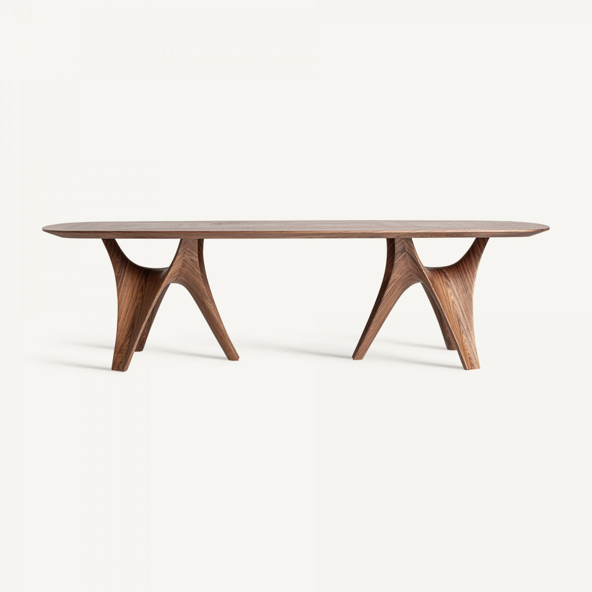 Table de salle à manger rectangulaire en noyer | Vical Bilzen - Image 1