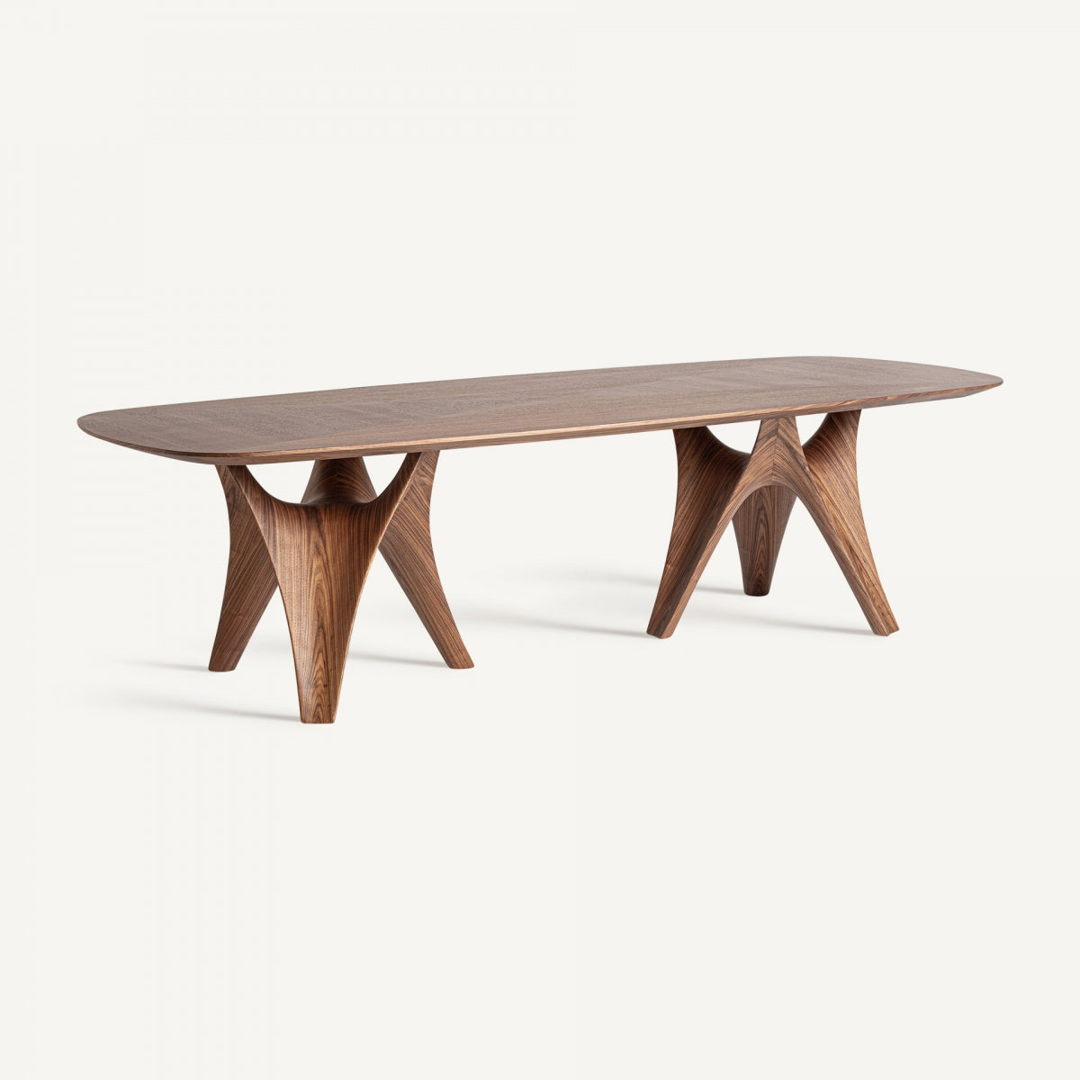 Table de salle à manger rectangulaire en noyer | Vical Bilzen - Image 3