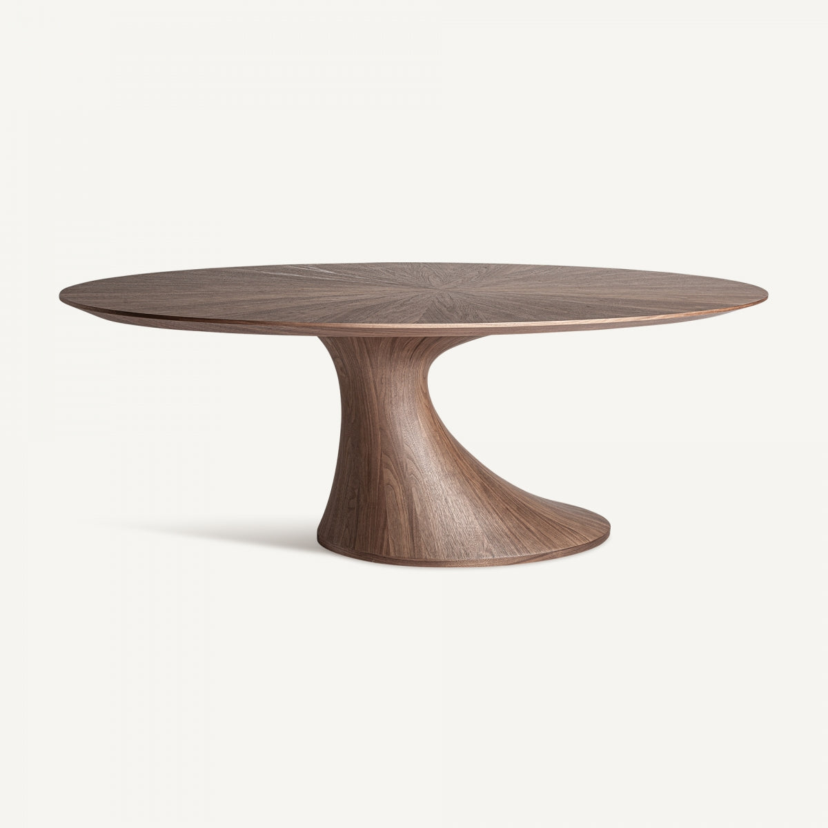 Table de salle à manger ronde en noyer | Vical Sittard - Image 2