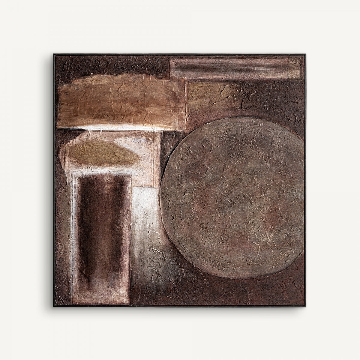 Tableau géométrique marron | Vical Enzo - Image 1