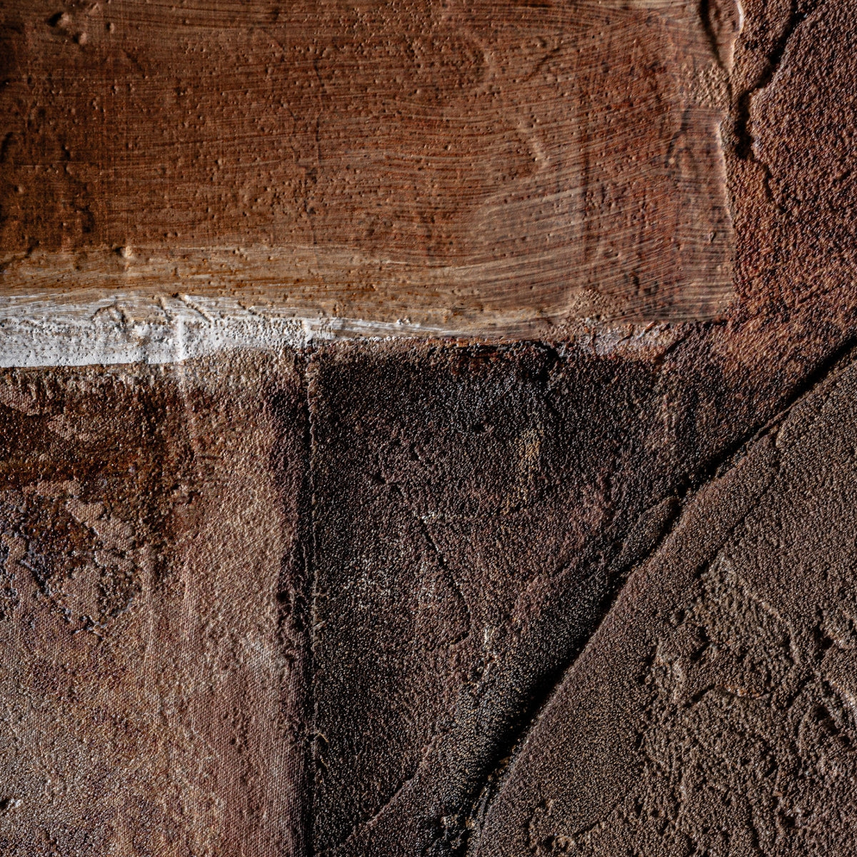 Tableau géométrique marron | Vical Enzo - Image 2