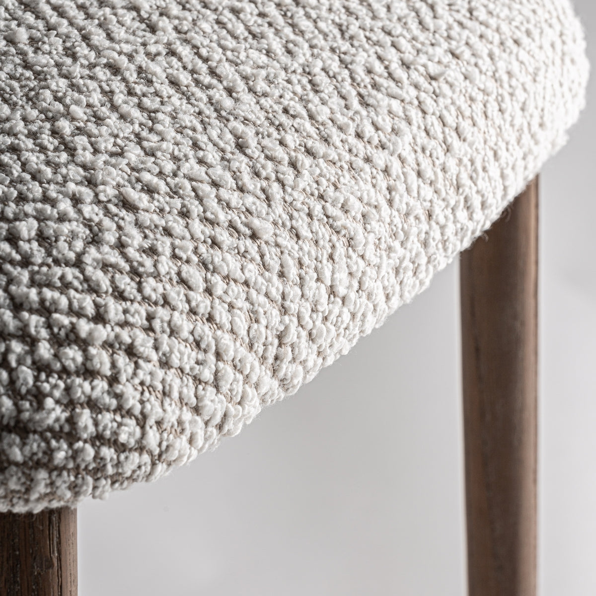 Tabouret de bar en tissu beige | Vical Gerb - Image 4