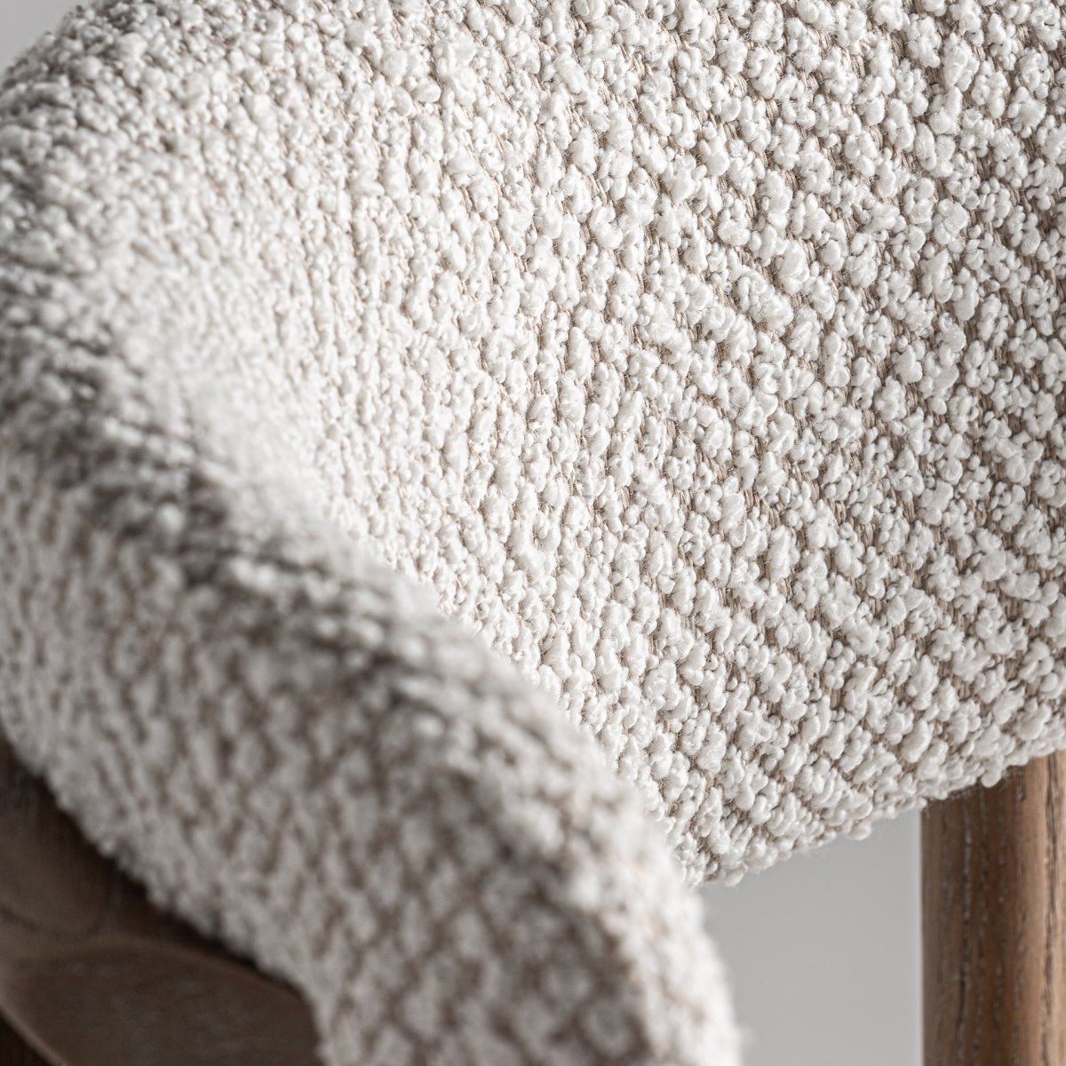 Tabouret de bar en tissu beige | Vical Gerb - Image 6