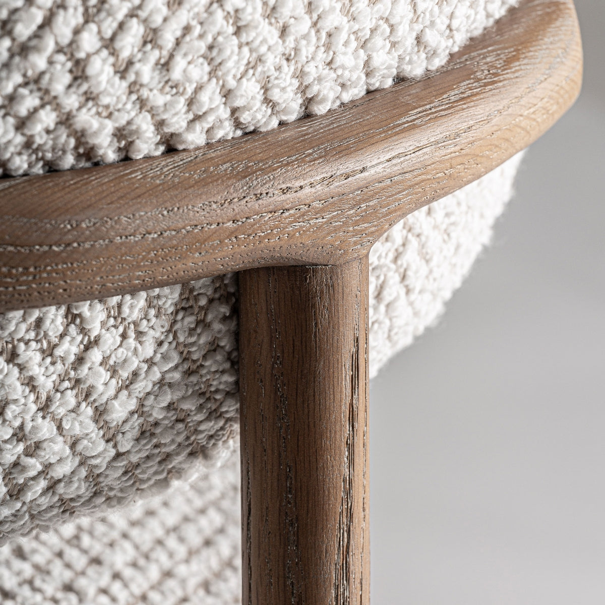 Tabouret de bar en tissu beige | Vical Gerb - Image 8