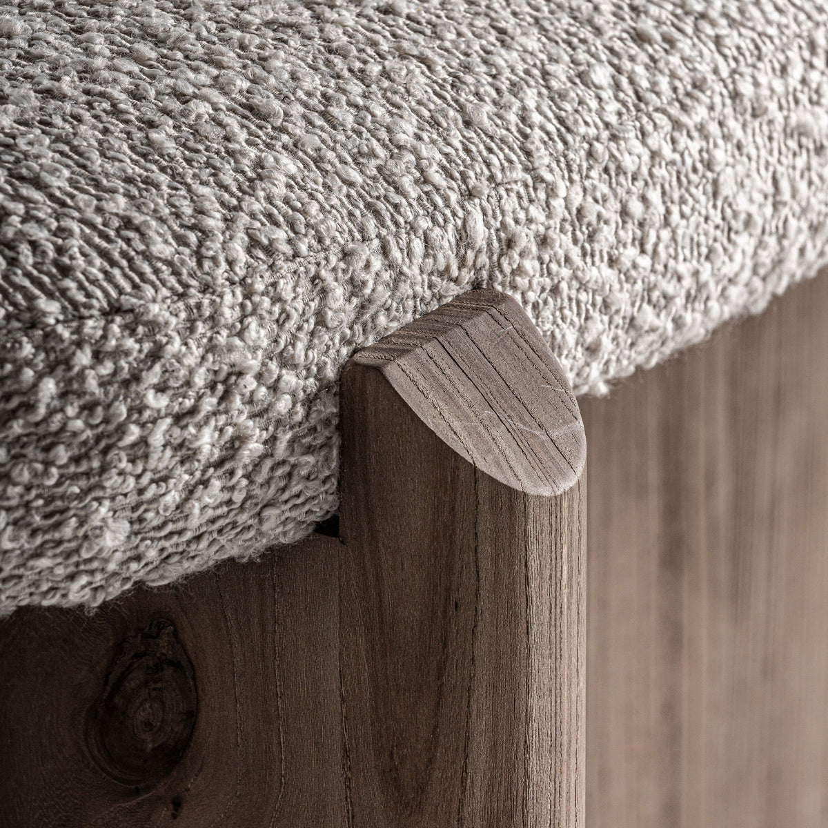 Banc en tissu beige | VICAL Jacquard - Image 2