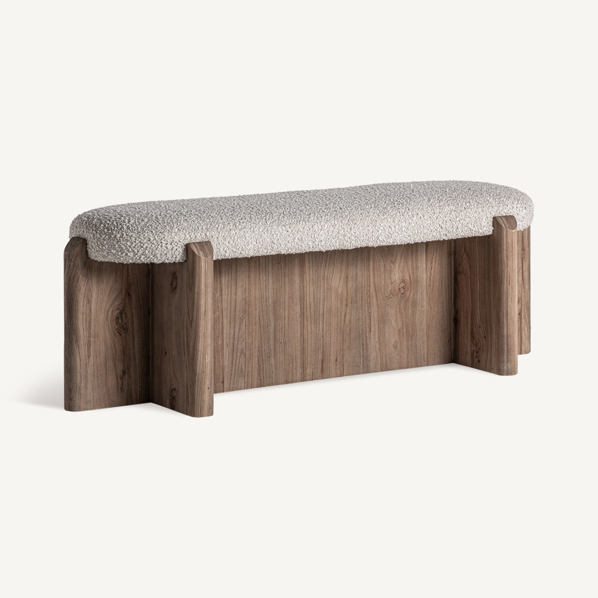 Banc en tissu beige | VICAL Jacquard - Image 3