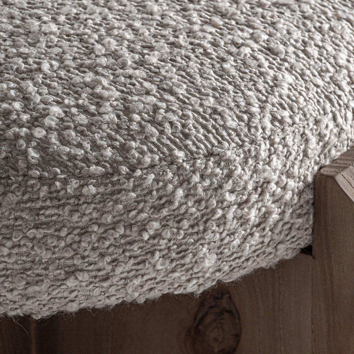 Banc en tissu beige | VICAL Jacquard - Image 4
