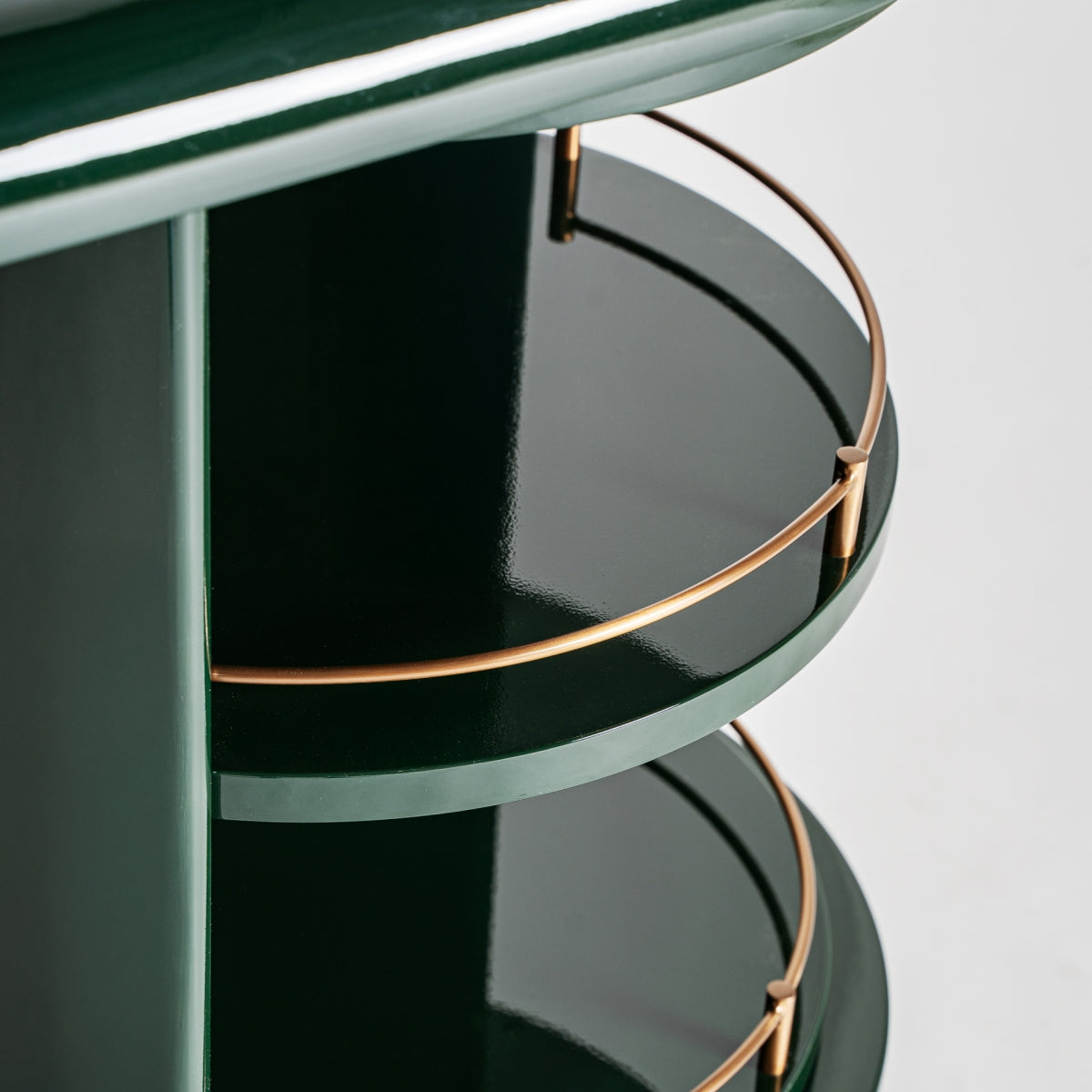 Buffet Art déco en bois vert | Vical Gory - Image 4