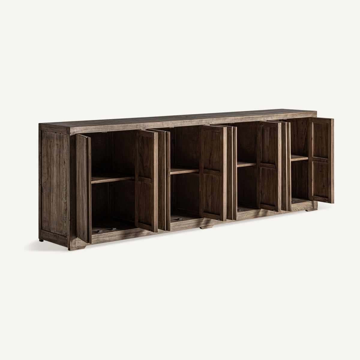 Buffet en bois d'orme marron | Vical Cotswolds - Image 1