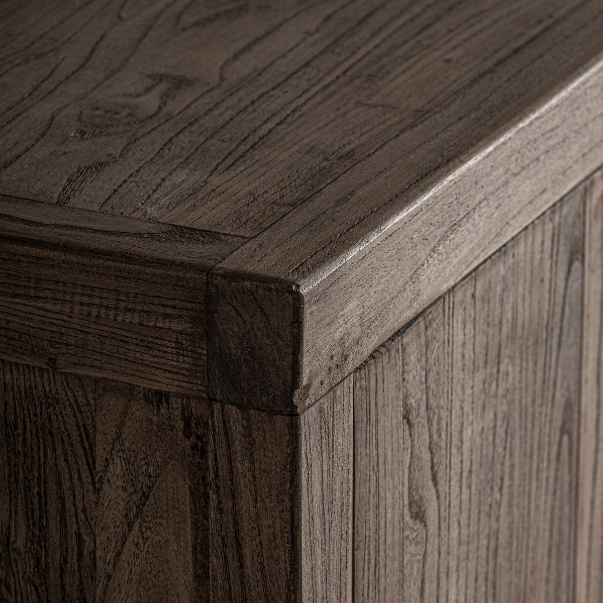 Buffet en bois d'orme marron | Vical Cotswolds - Image 2