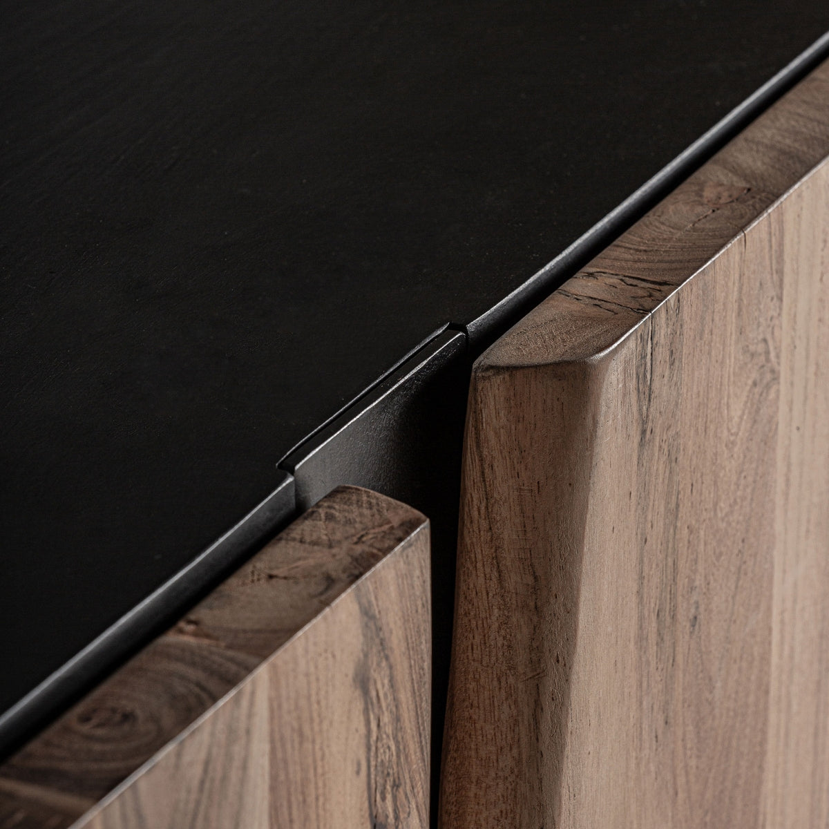 Buffet en bois de d'acacia marron | Vical Kerken - Image 5