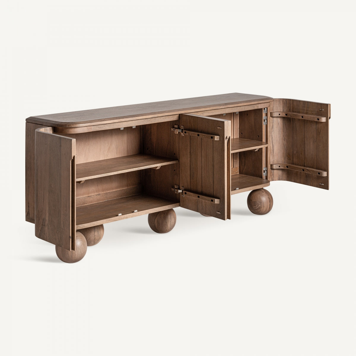 Buffet en bois de manguier marron | Vical Bocksberg - Image 4