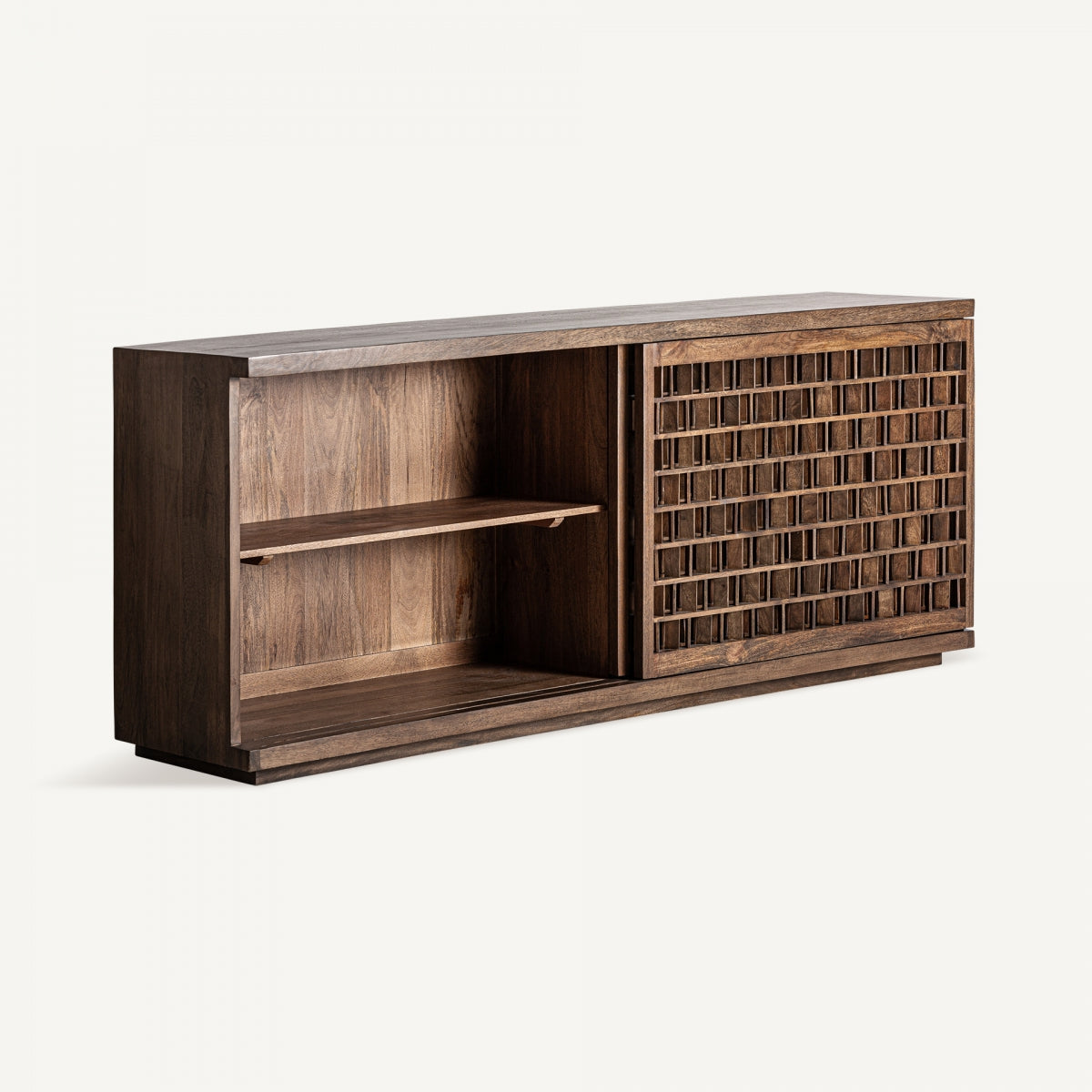 Buffet en bois de manguier marron | Vical Kladno - Image 3