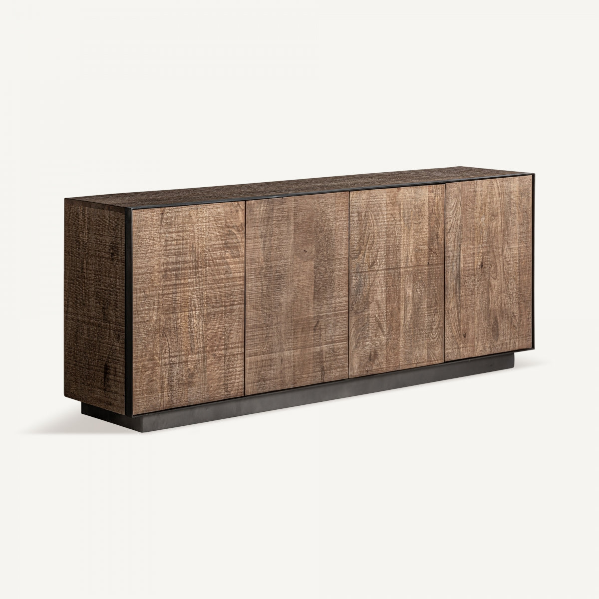 Buffet en bois de manguier marron | Vical Krefeld - Image 2