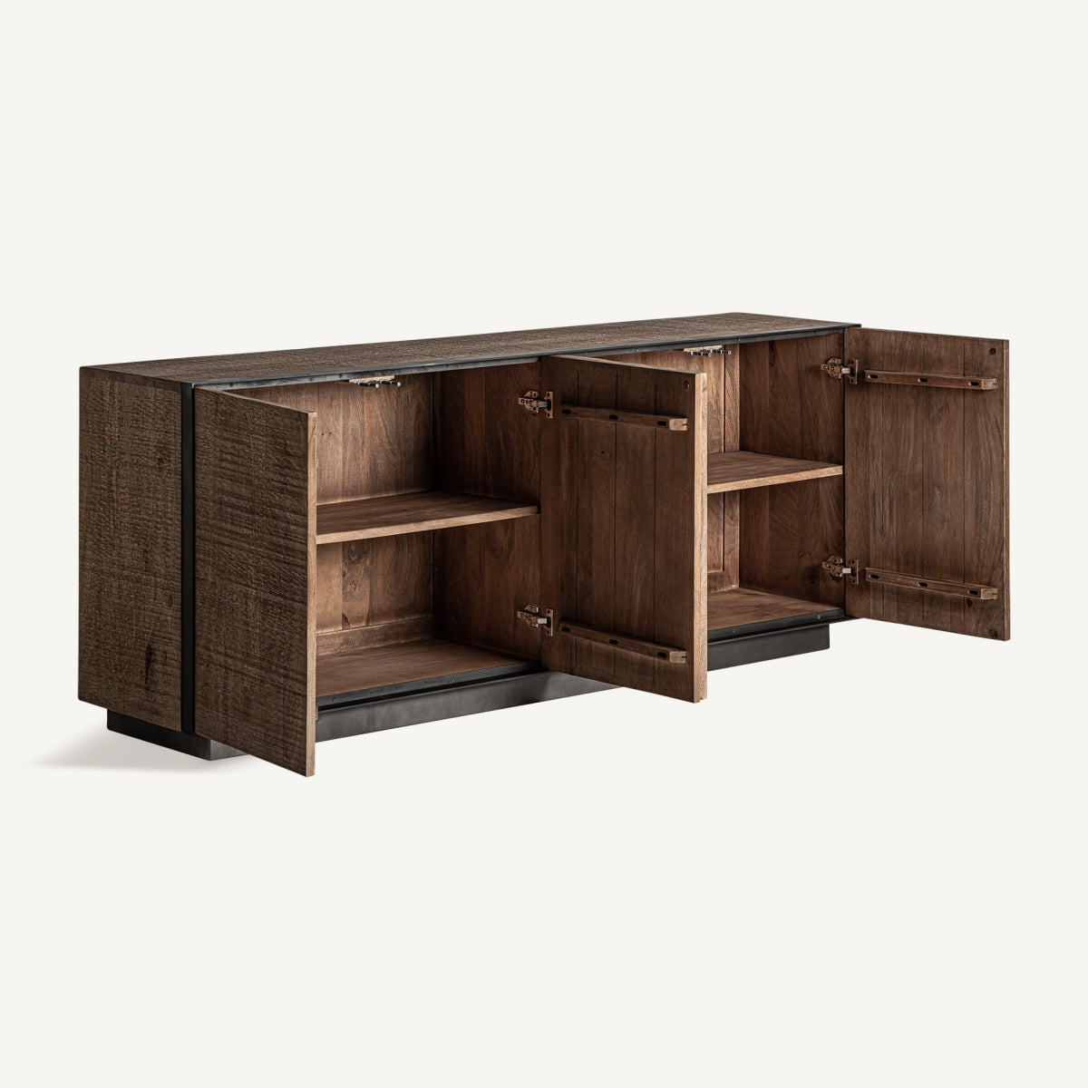 Buffet en bois de manguier marron | Vical Krefeld - Image 3