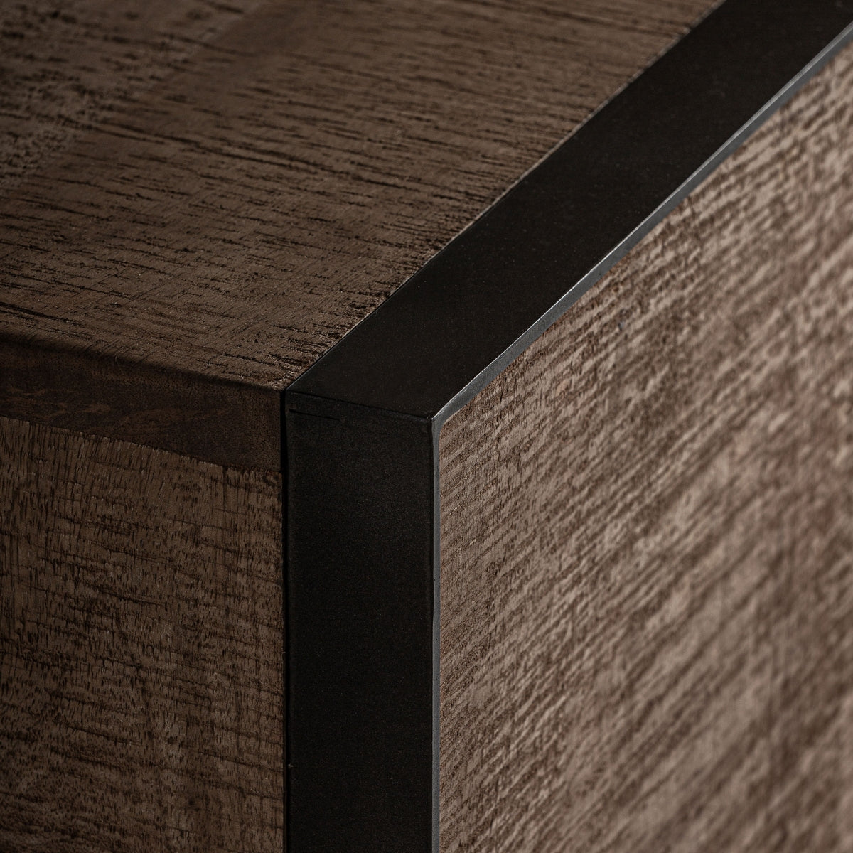 Buffet en bois de manguier marron | Vical Krefeld - Image 4