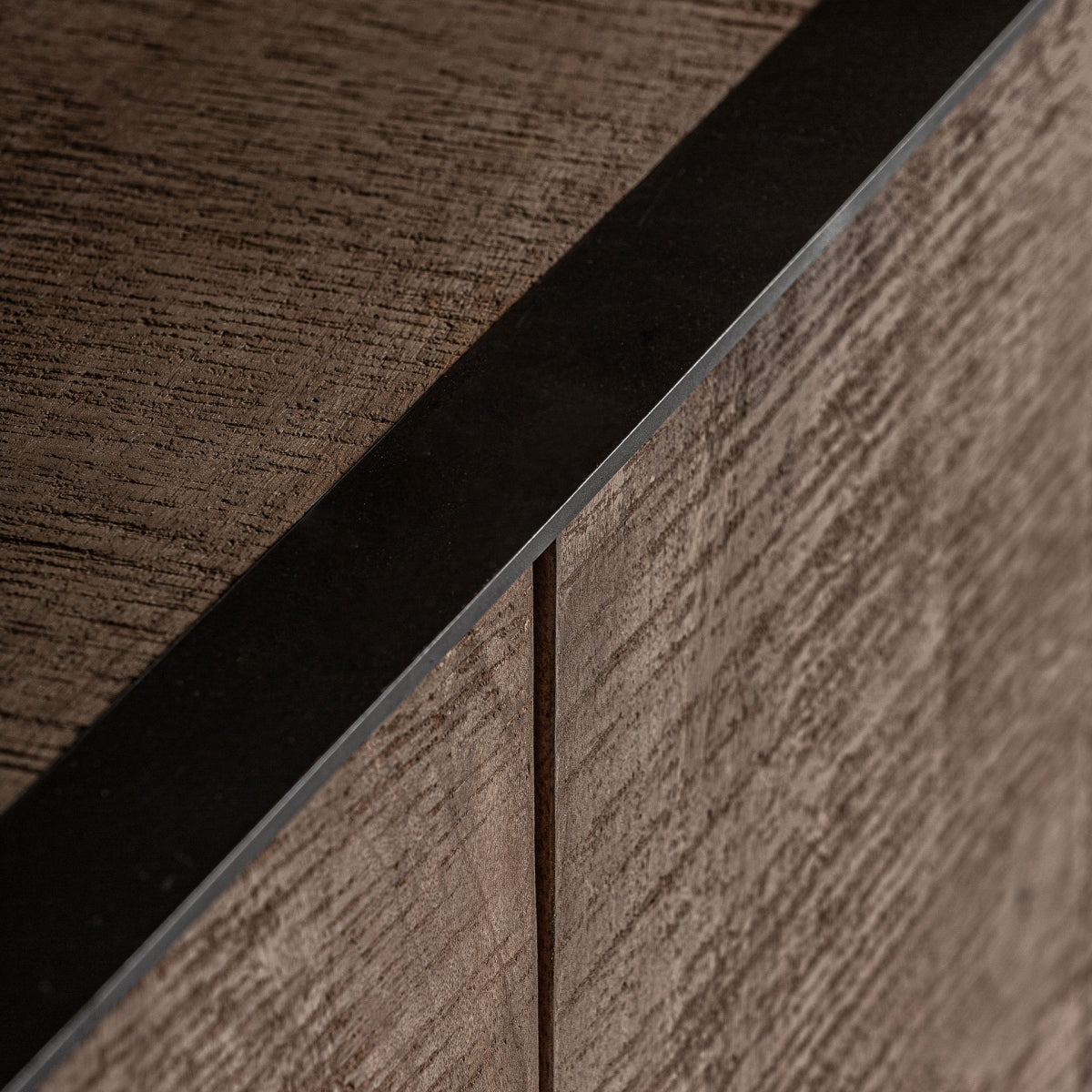 Buffet en bois de manguier marron | Vical Krefeld - Image 5