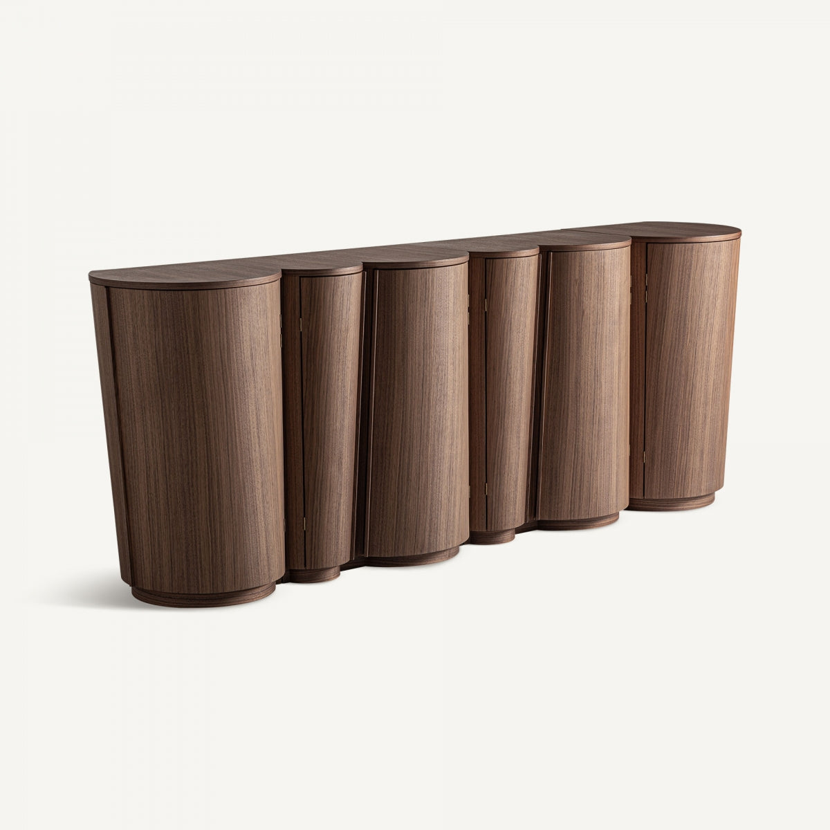 Buffet en bois de noyer marron | Vical Gifhorn - Image 3