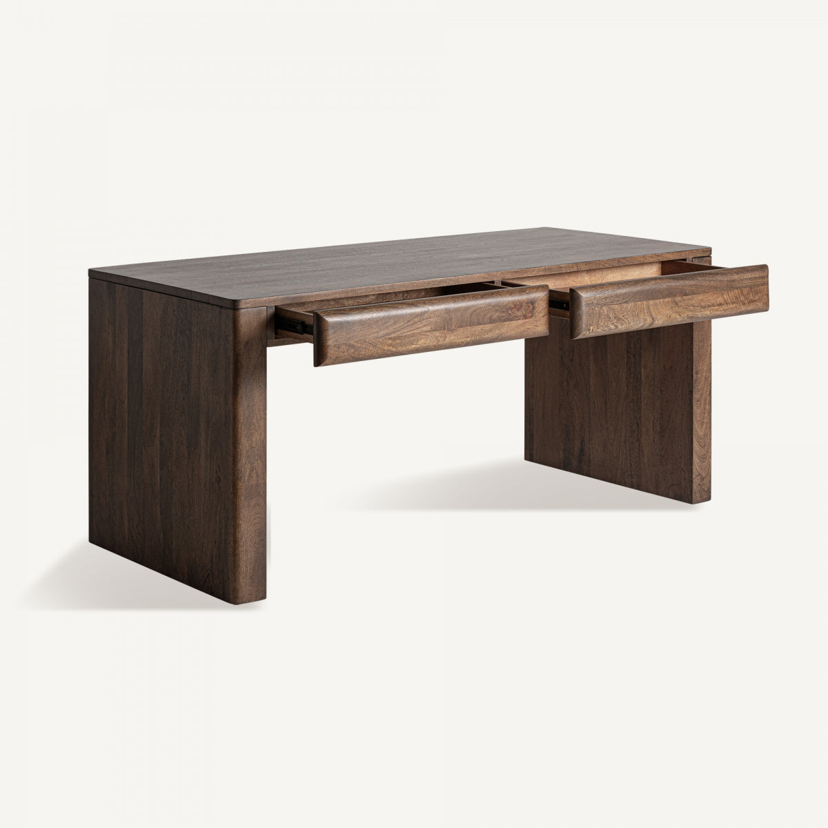 Bureau en bois de manguier marron | Vical Gibles - Image 3