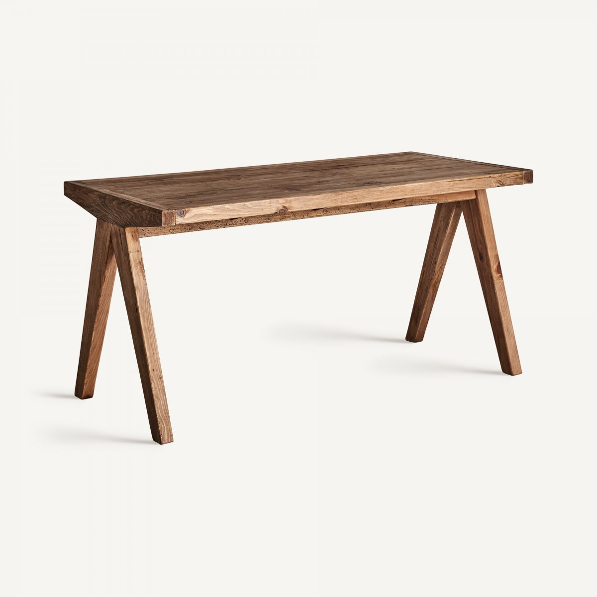 Bureau en bois de pin marron | Vical Crissey - Image 2