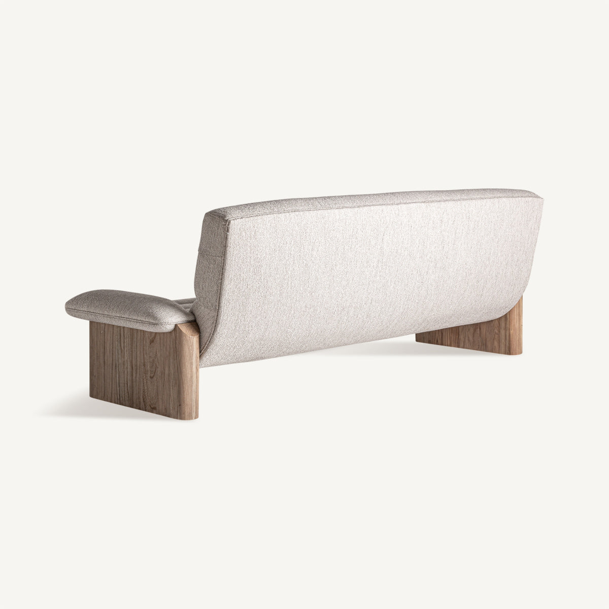 Canapé 3 places en tissu beige | VICAL Jacquard - Image 5