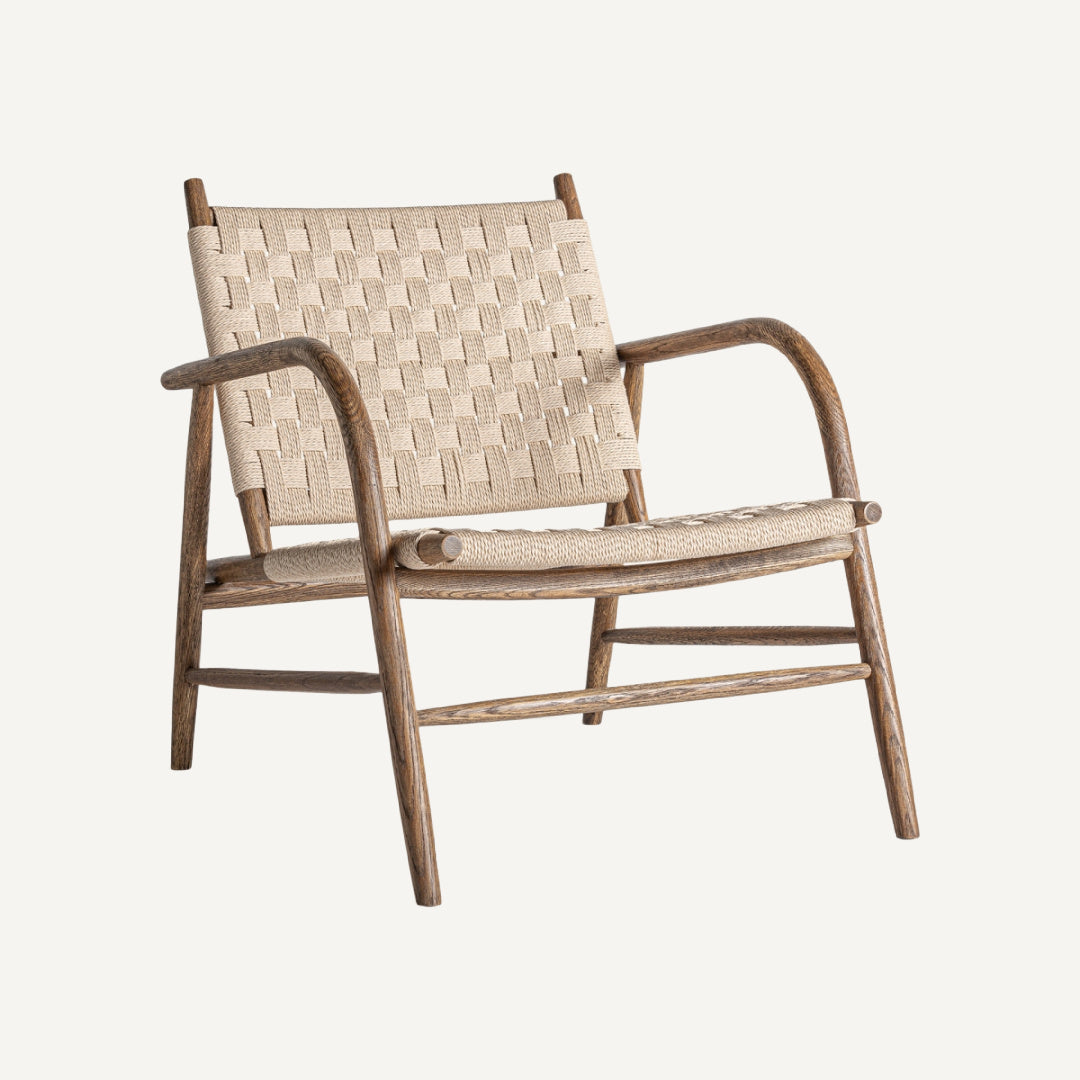 Chaise d'appoint en bois de chêne | Vical Larreule - Image 1