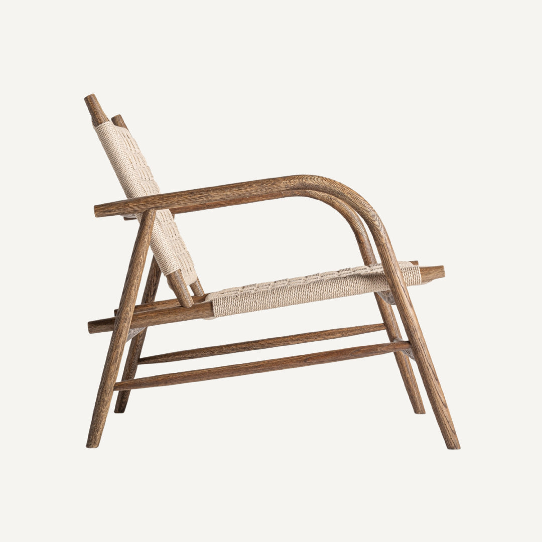 Chaise d'appoint en bois de chêne | Vical Larreule - Image 3