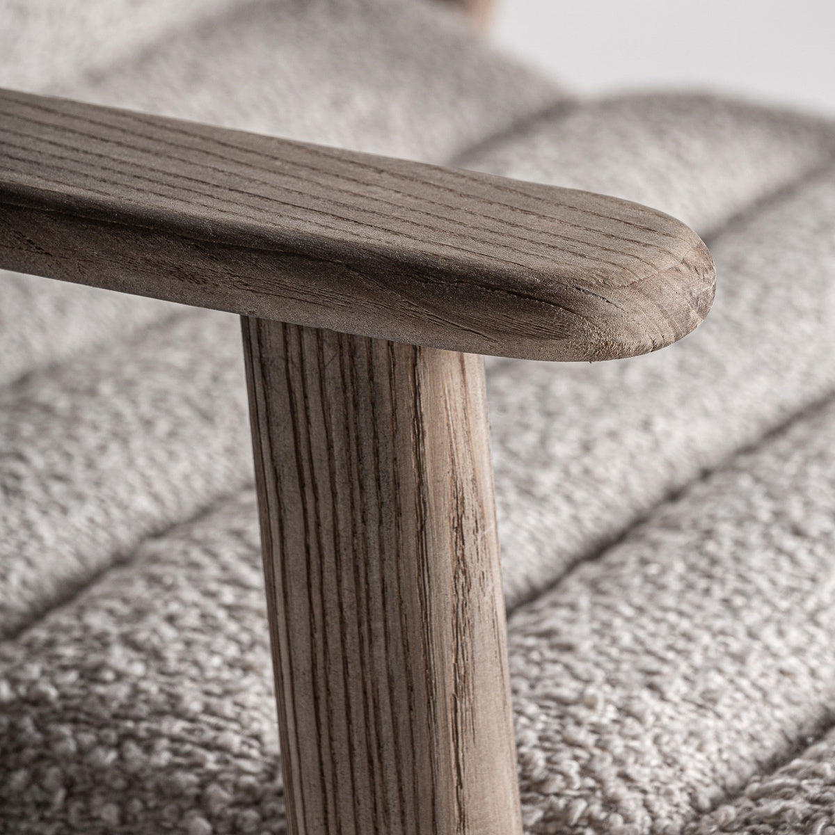 Chaise de bar en tissu beige | VICAL Jacquard - Image 4