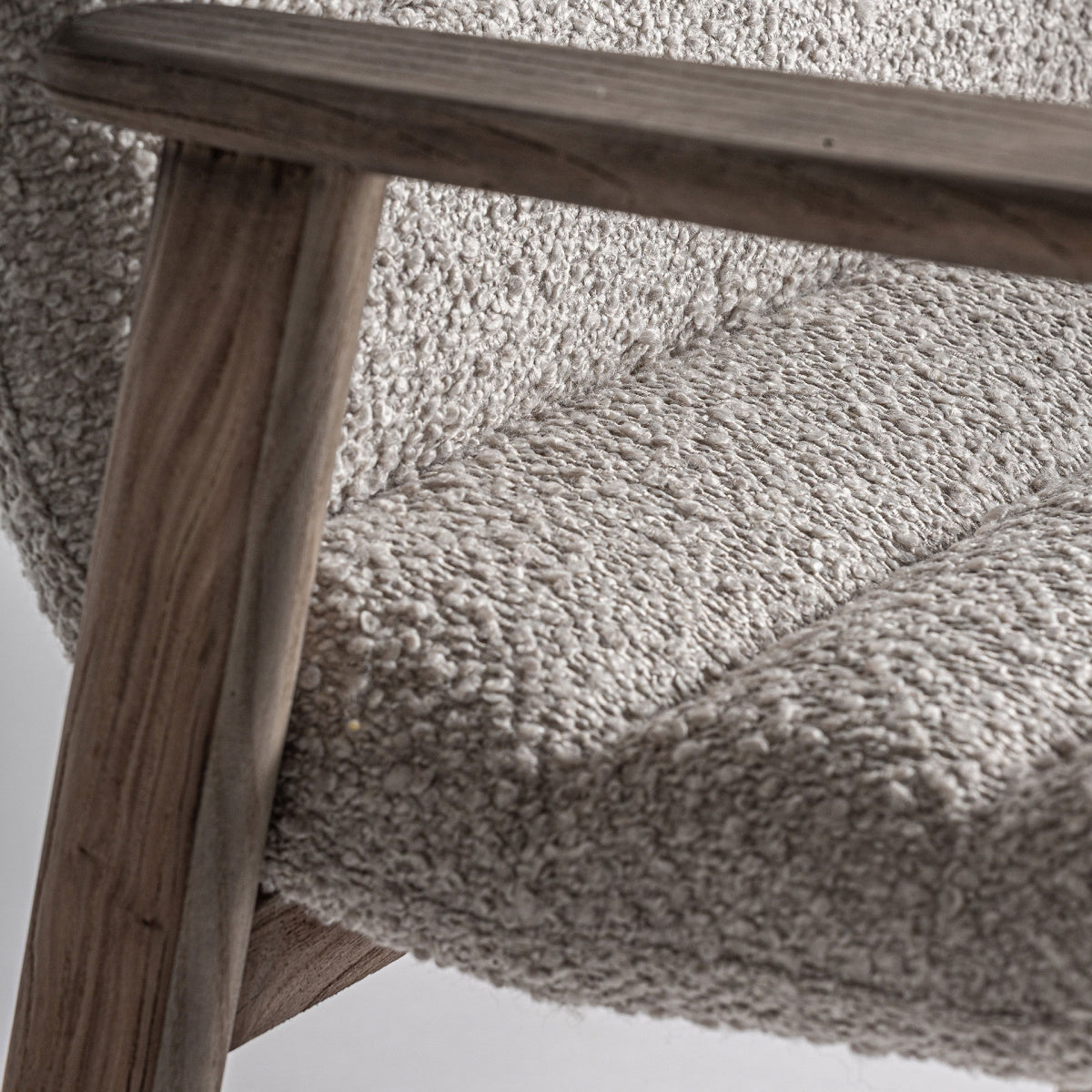 Chaise de bar en tissu beige | VICAL Jacquard - Image 5