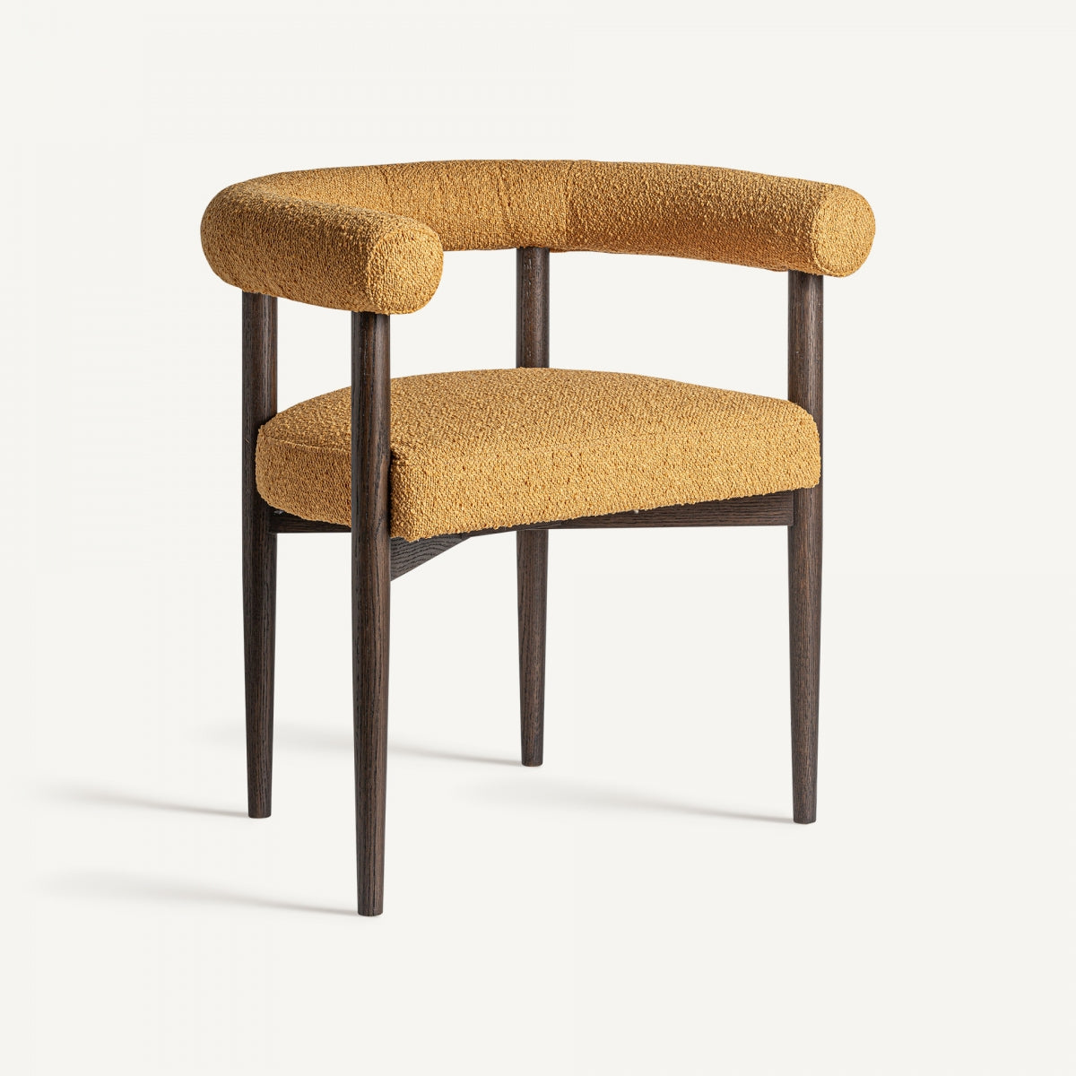 Chaise de salle à manger boucle moutarde | Vical Neuffen - Image 1