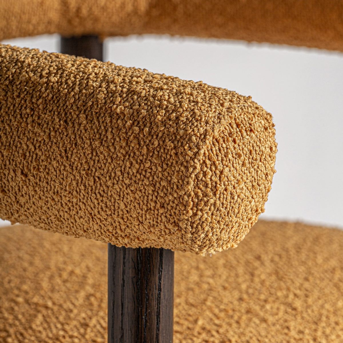 Chaise de salle à manger boucle moutarde | Vical Neuffen - Image 2